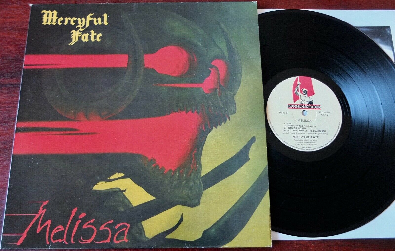 popsike.com - MERCYFUL FATE MELISSA LP MUSIC FOR NATIONS (1983) A1