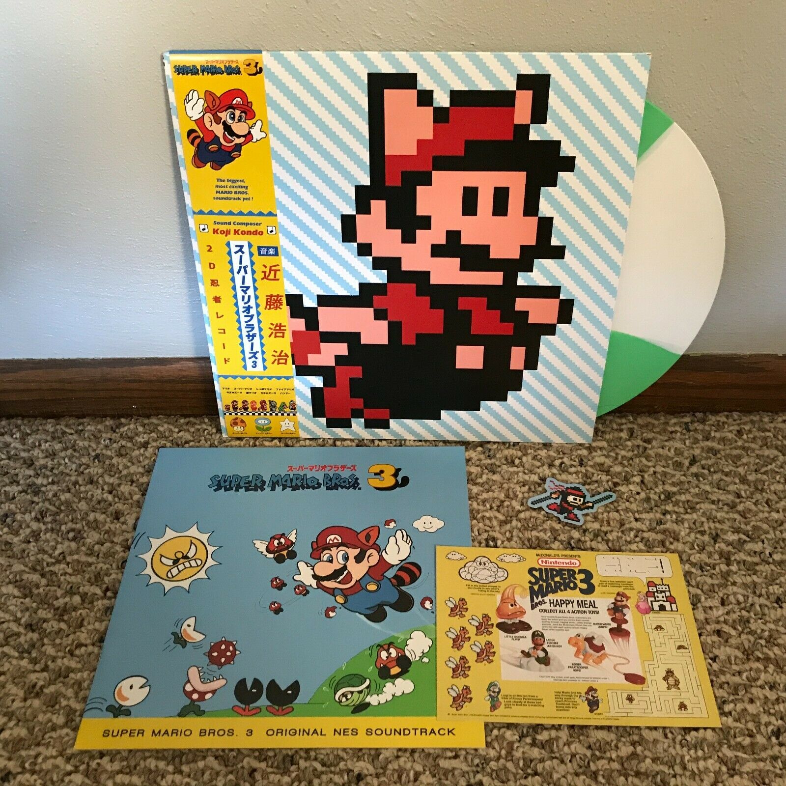 popsike.com - Super Mario Bros. 3 Soundtrack Vinyl Record Not 