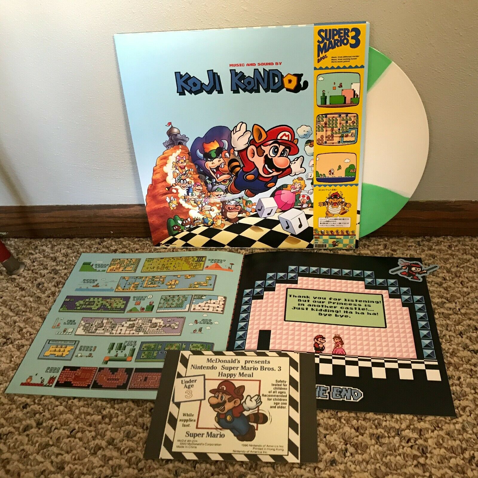 popsike.com - Super Mario Bros. 3 Soundtrack Vinyl Record Not