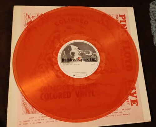 Pic 4 Pink Floyd, Eclipsed (Live) Collector's Edition Colored LP's, 1971,RARE, Germany