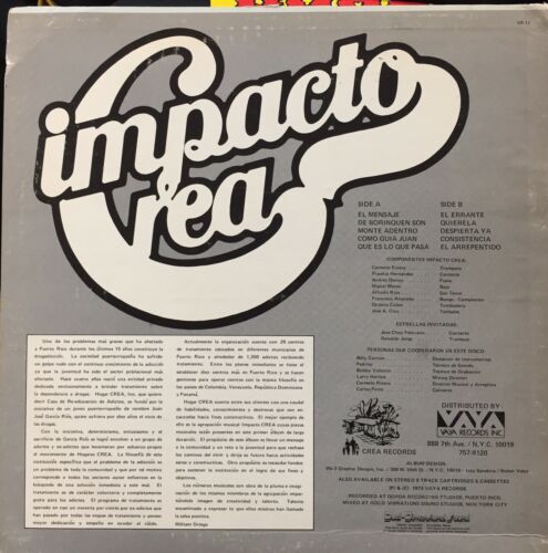 popsike.com - IMPACTO CREA - Cheo Feliciano ORIG 1973 VAYA LP