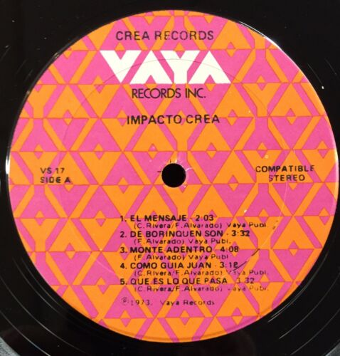 popsike.com - IMPACTO CREA - Cheo Feliciano ORIG 1973 VAYA LP