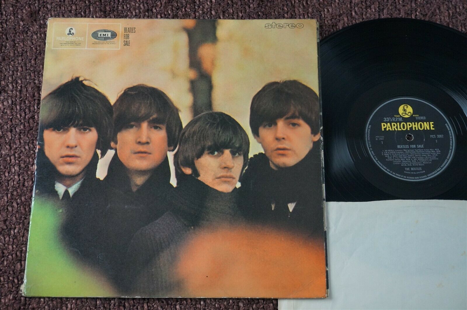 popsike.com - Beatles - For Sale (Y&B Parlophone PCS 3062 UK