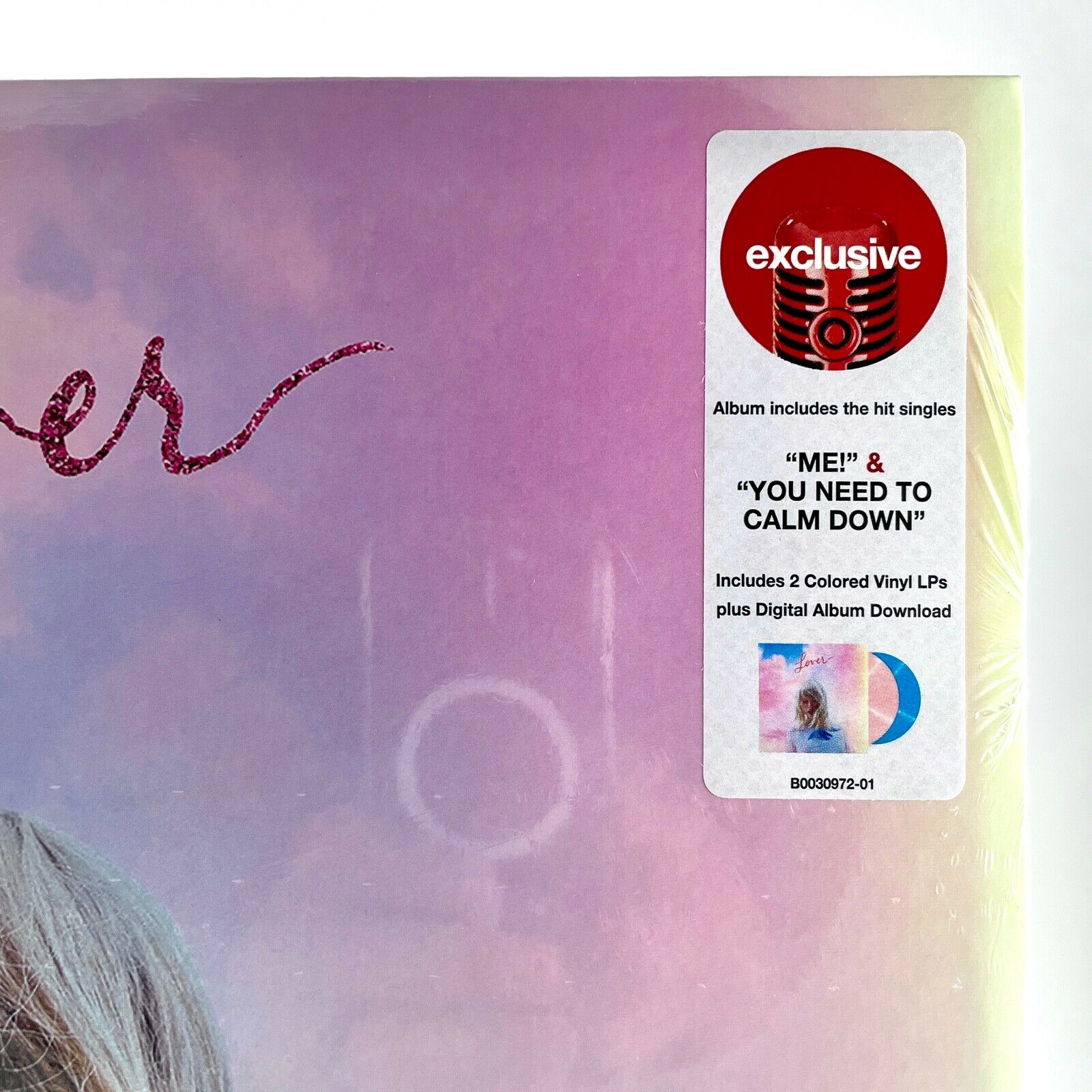  Taylor Swift - Lover Vinyl Record LP - Pink And Blue Colored  Vinyl - NEW - auction details