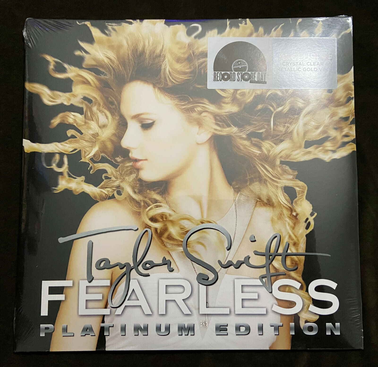 popsike.com - Taylor Swift Fearless Crystal Clear/Metallic Gold