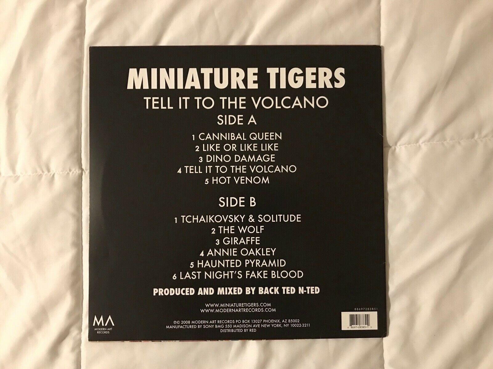 popsike.com - Miniature Tigers Tell It To The Volcano Vinyl Record