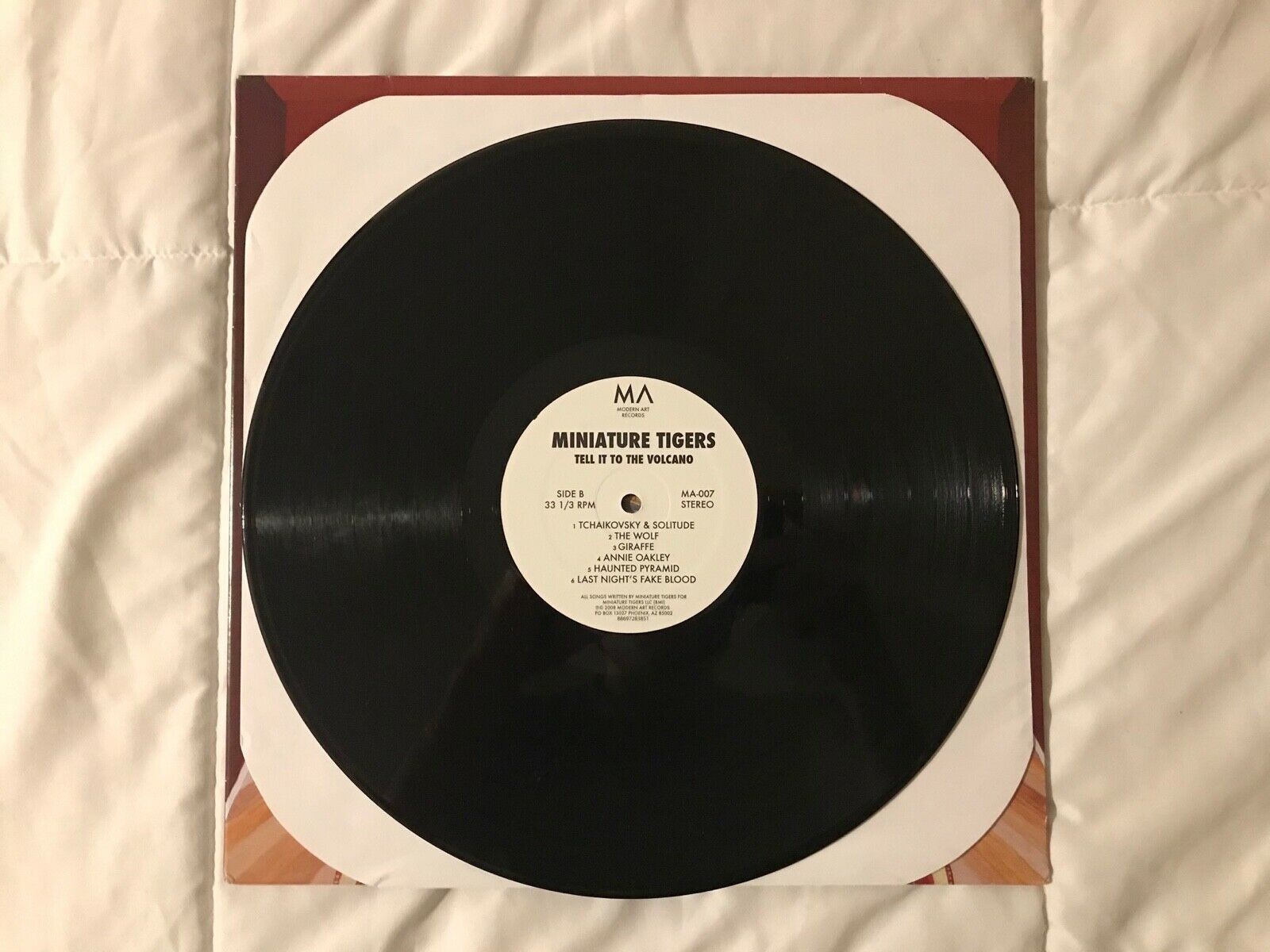 popsike.com - Miniature Tigers Tell It To The Volcano Vinyl Record 