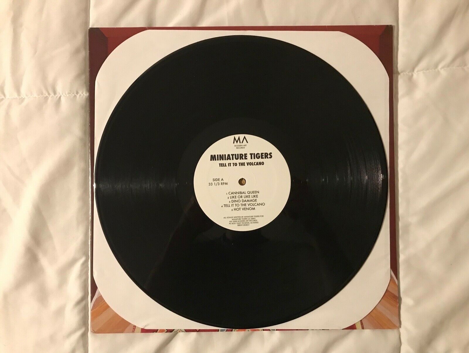 popsike.com - Miniature Tigers Tell It To The Volcano Vinyl Record