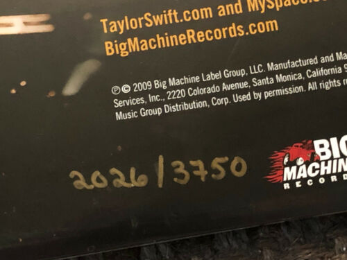  Taylor Swift RSD Limited Edition Colored Numbered Vinyls  Record Store Day - auction details