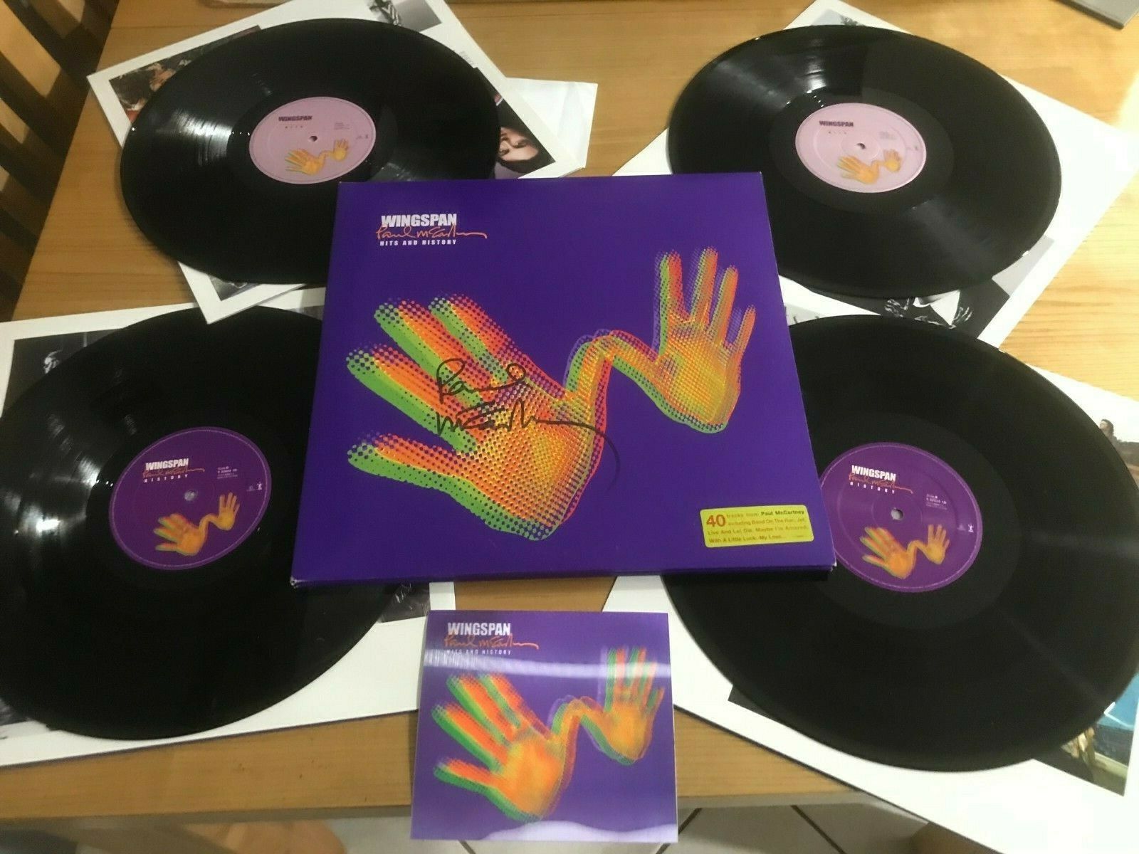 popsike.com - PAUL McCARTNEY...WINGSPAN...RARE SIGNED 4 X VINYL