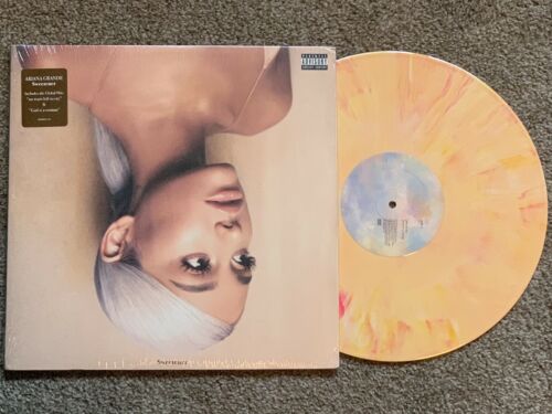  ARIANA GRANDE - SWEETENER LIMITED EDITION PEACH VINYL ? RARE  positions - auction details
