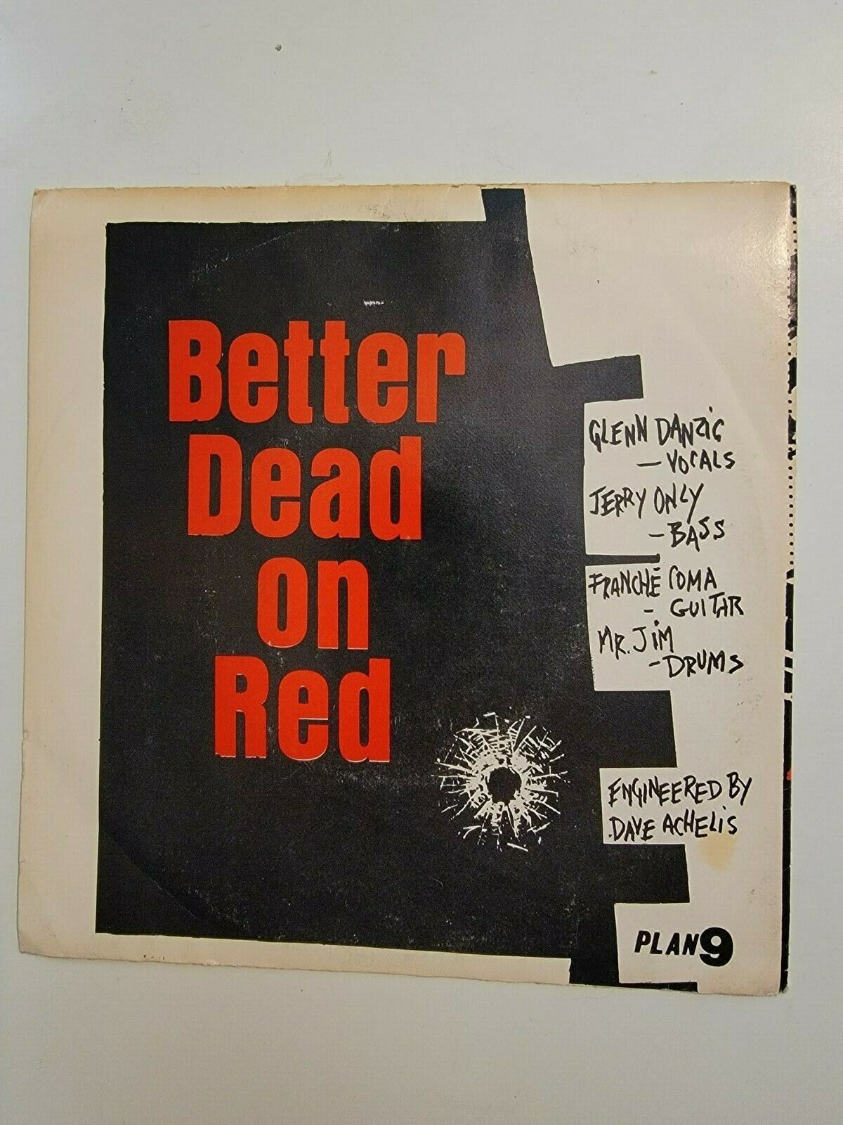 Pic 1 The Misfits - Bullet 7" Vinyl - Better Dead on Red - Press 1000 -Translucent Red