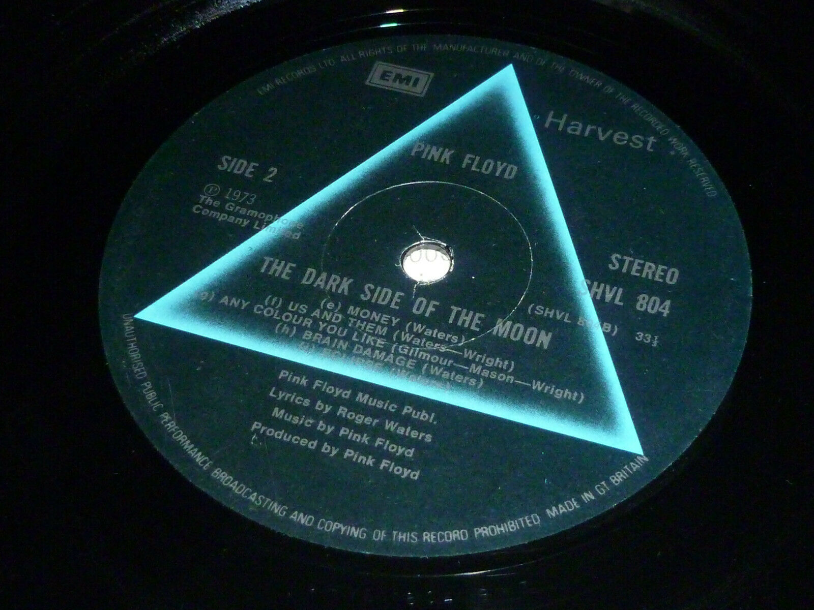 LP PINK FLOYD - THE DARK SIDE OF THE MOON UK PRESS 1973 – recycle