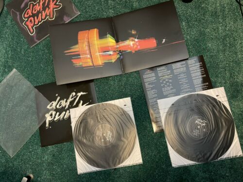  Daft Punk Homework embossed cover Daft Punk Discovery Daft  Punk vinyl LP set - auction details