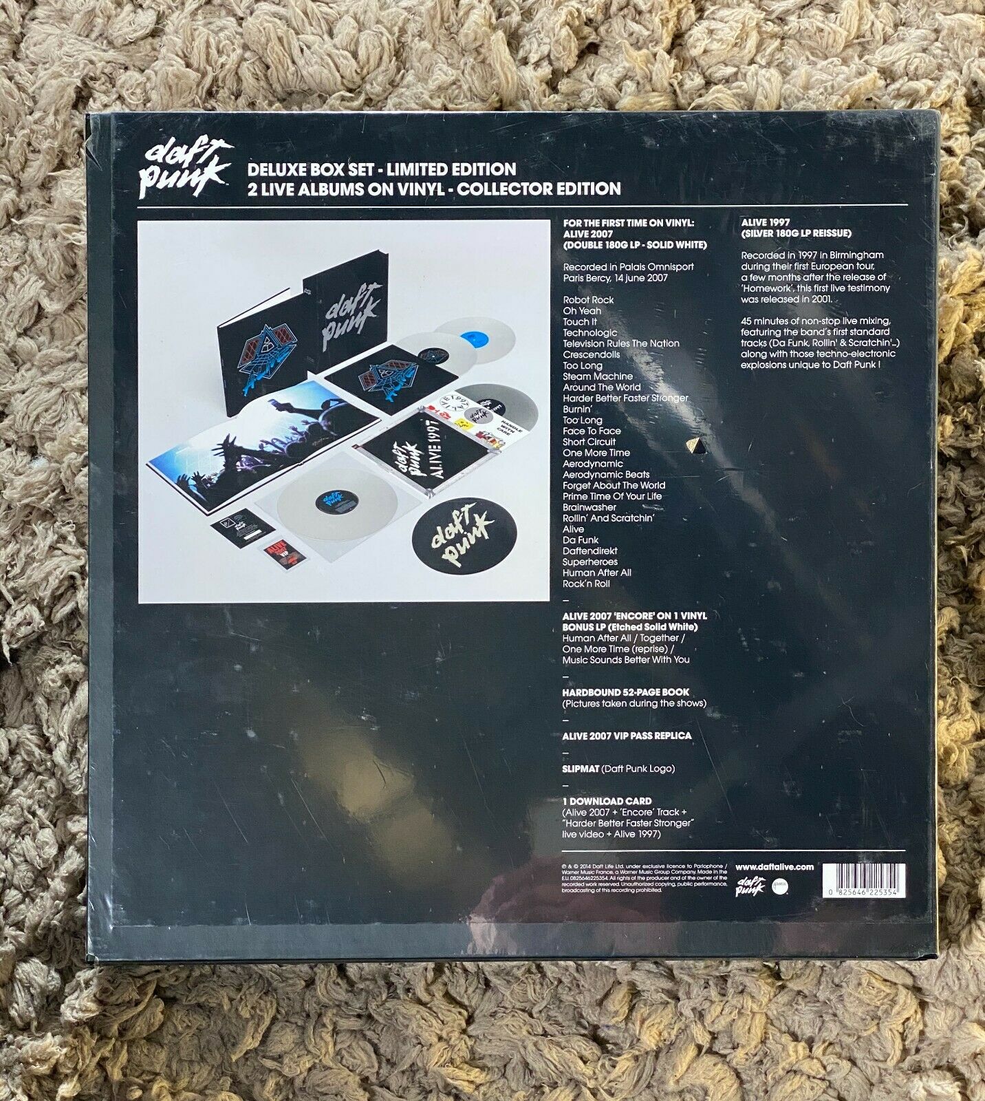  Daft Punk ?– Alive 1997 / Alive 2007 Boxset - Sealed - Out Of  Print - 180g - auction details