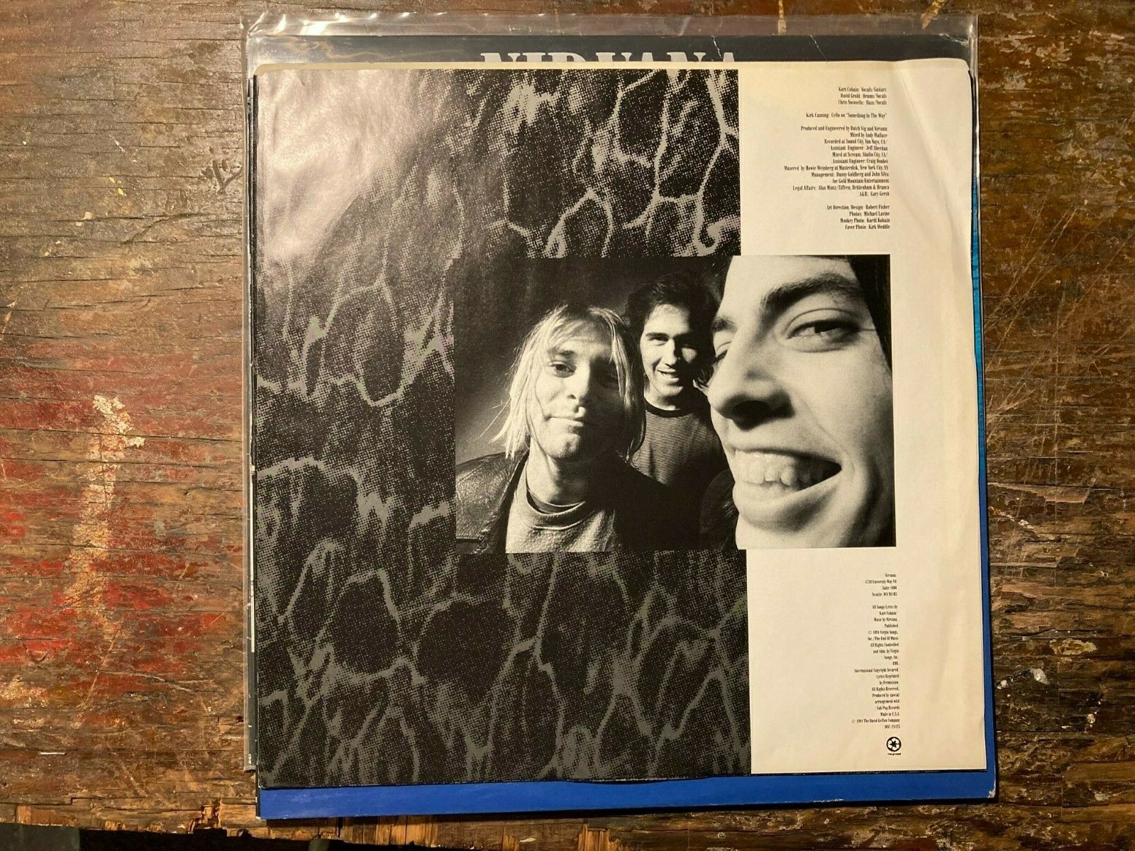  Nirvana - Nevermind LP - Original US DGC press Promo stamp NM-  vinyl - auction details