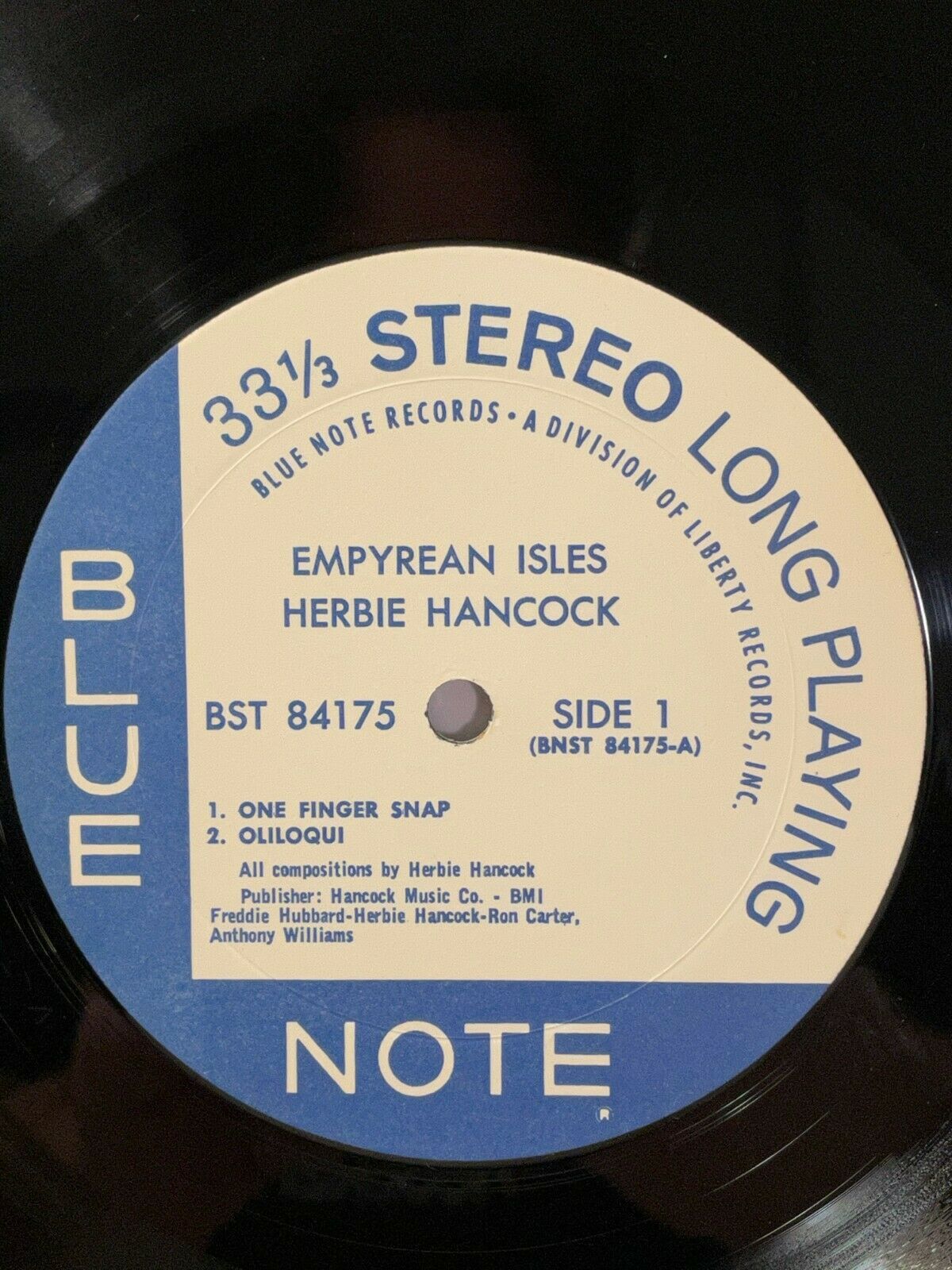 ◎VAN GELEDER刻印 Liberty / Herbie Hancock / Empyrean Isles-