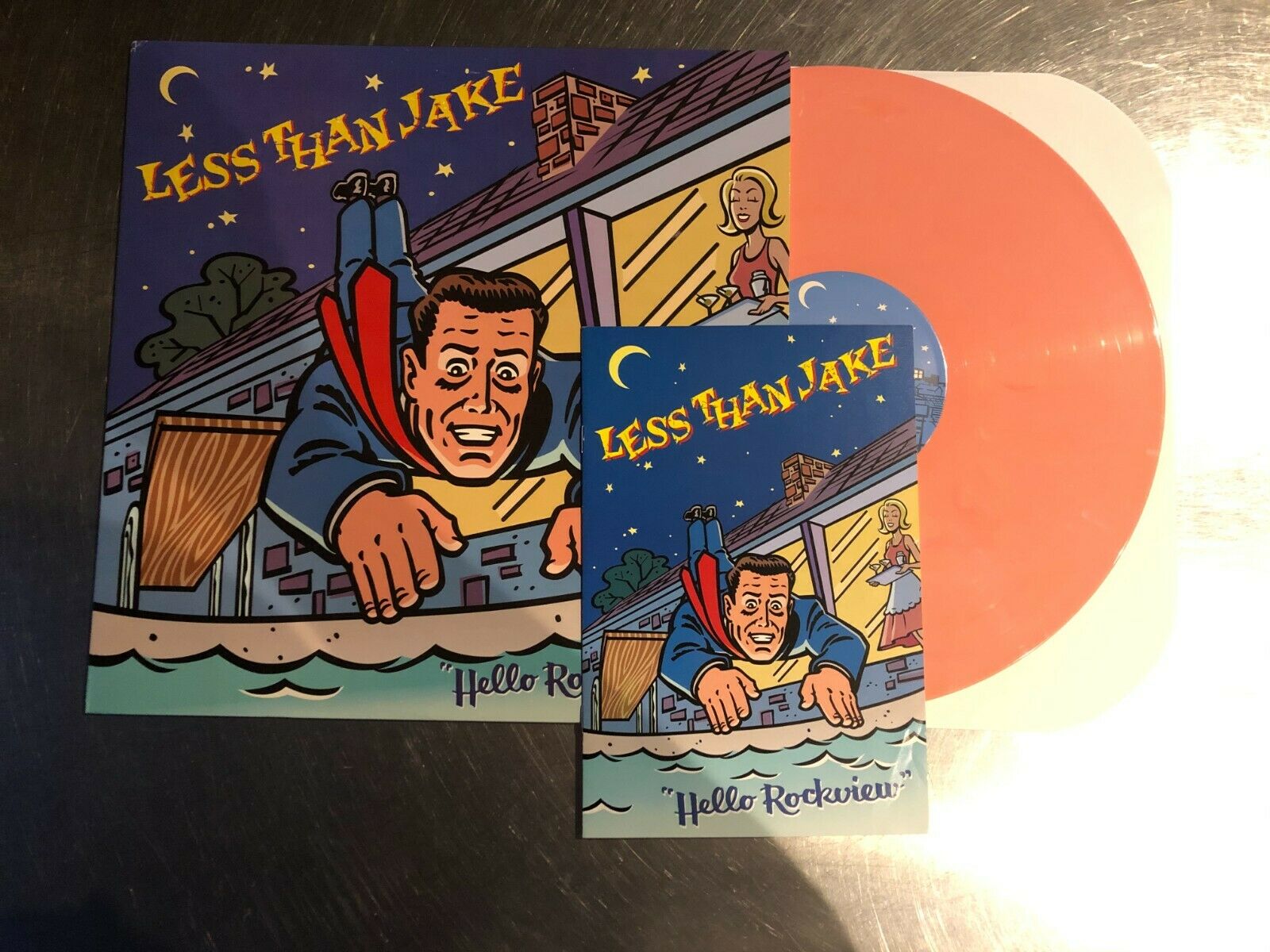 popsike.com - Less Than Jake - Hello Rockview, Peach colored vinyl