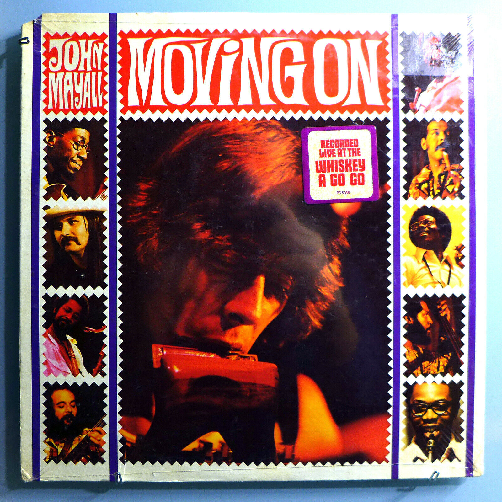 Pic 1 JOHN MAYALL w/BLUE MITCHELL MOVING ON RARE SEALED ORIG '72 POLYDOR LP w/STICKER