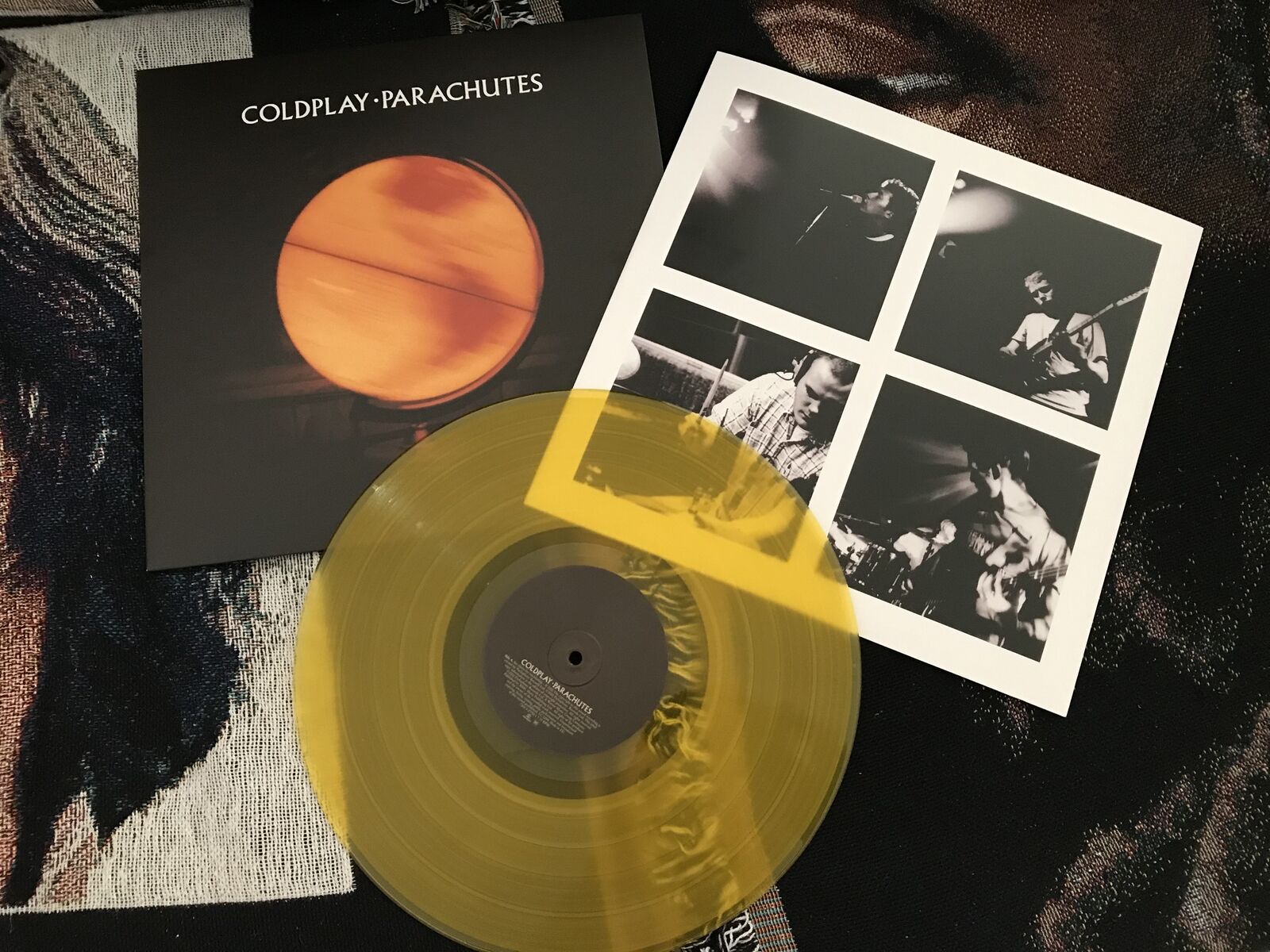  [SEALED]Coldplay - Parachutes 0190295182502 EU Yellow  Translucent Vinyl LP Ltd - auction details