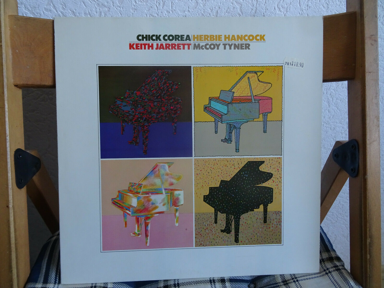 Chick Corea, Herbie Hancock, Keith Jarrett, Mc Tyner, LP, Piano, 1976, vg++