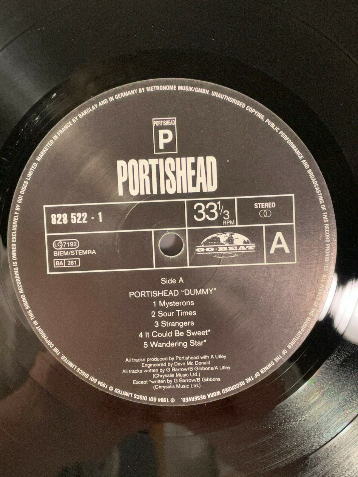 Portishead – Dummy (1994, Vinyl) - Discogs