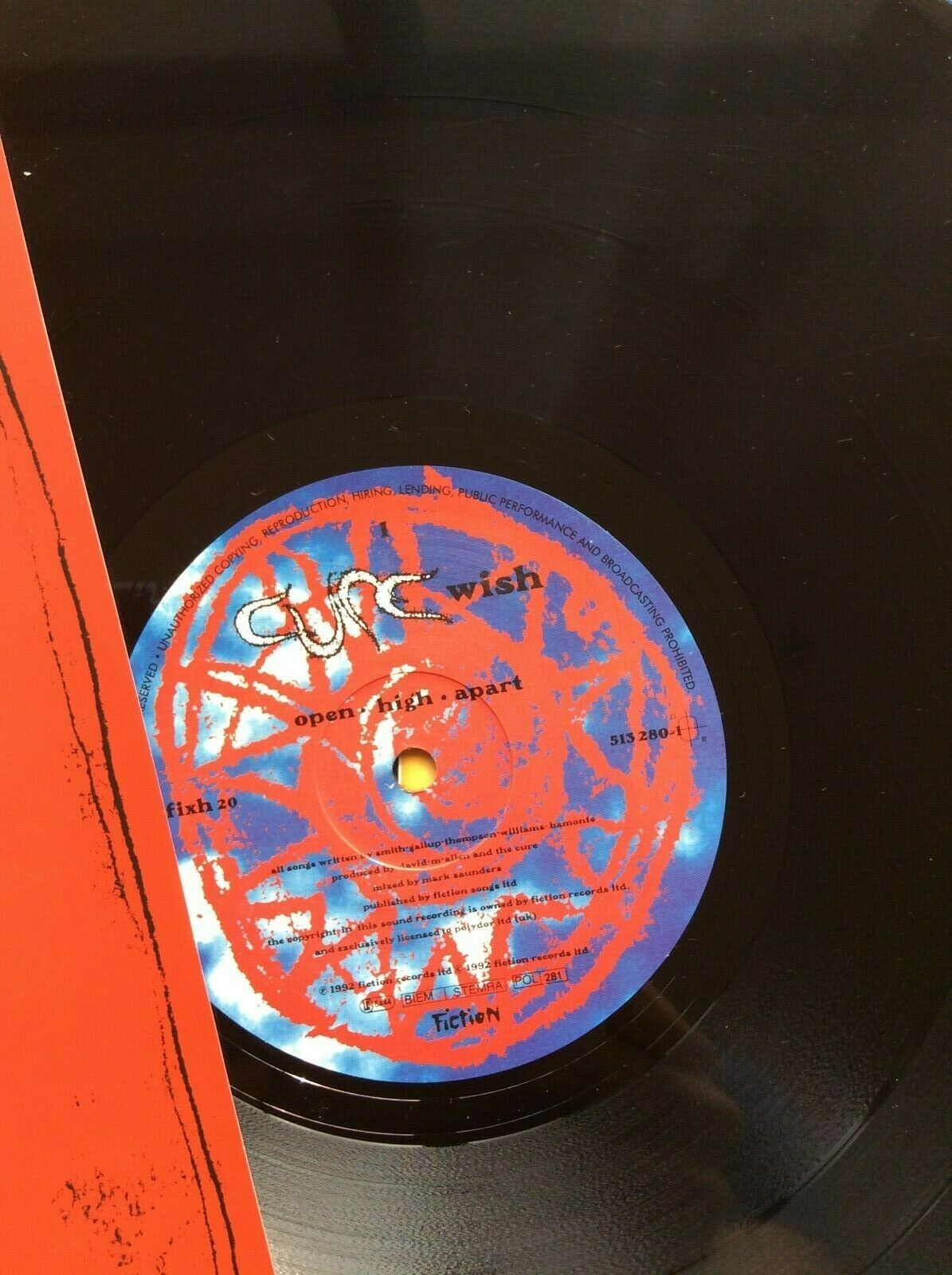 The Cure – Wish , FIXH 20 , 2 × LP Vinyl, Album , UK 1st Press
