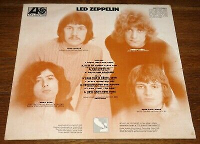 Led zeppelin / w. turquoise sleeve lettering & on blue vinyl de Led Zeppelin,  33 1/3 RPM con SusiQRecords - Ref:119259139