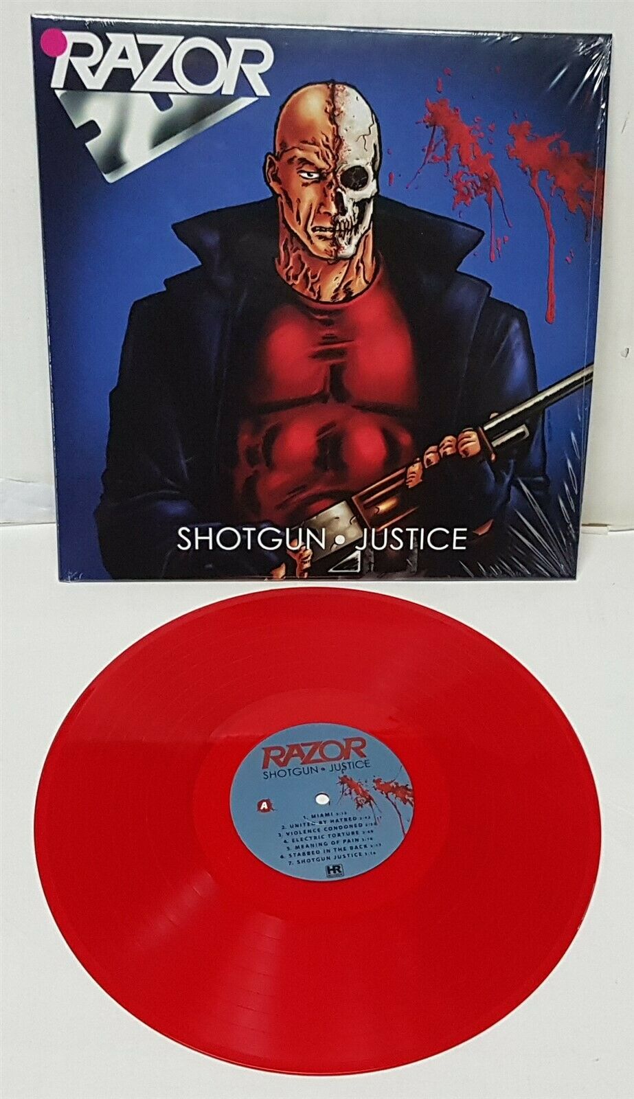 popsike.com - Razor Shotgun Justice RED Vinyl LP Record new 