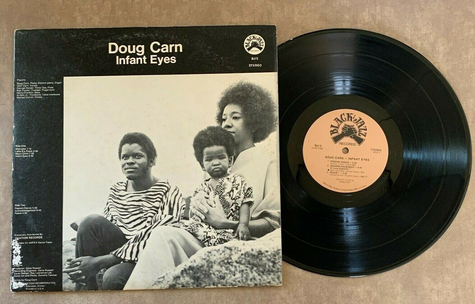 popsike.com - BLACK JAZZ FUNK SOUL LP DOUG CARN INFANT EYES BLACK