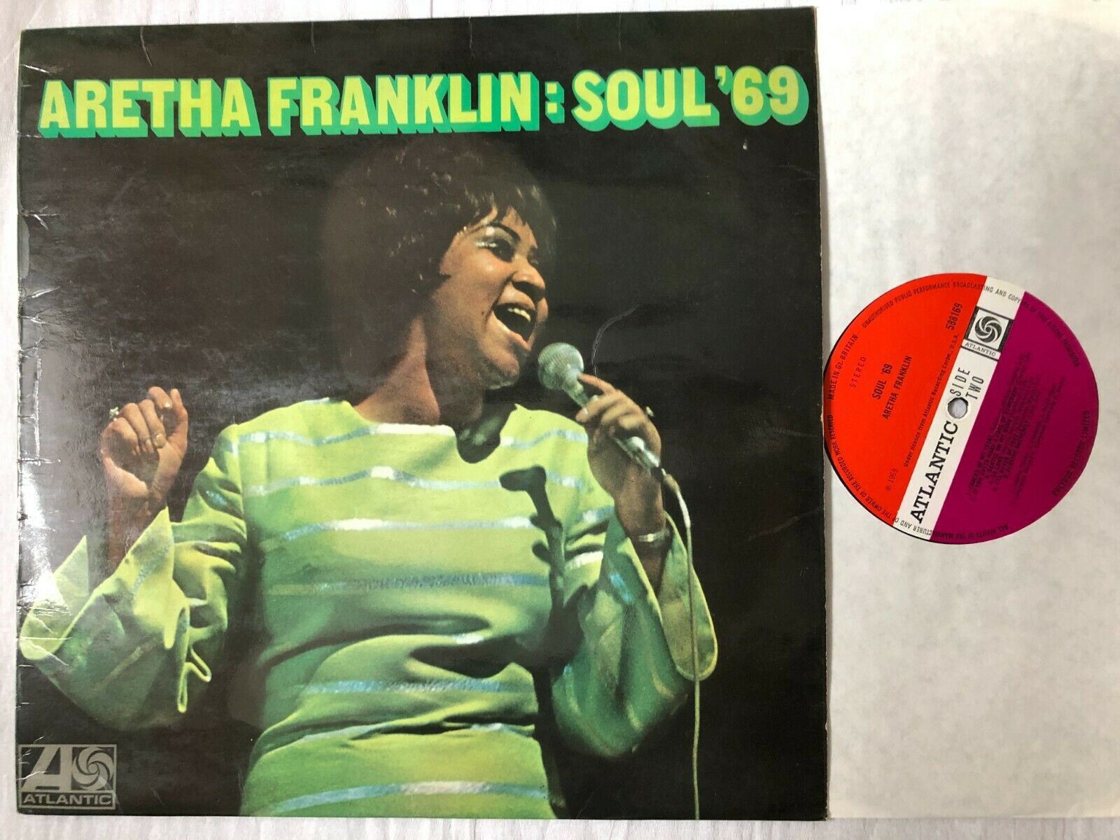 popsike.com - Aretha Franklin, Soul '69, Vinyl LP, Soul, UK 1st ...