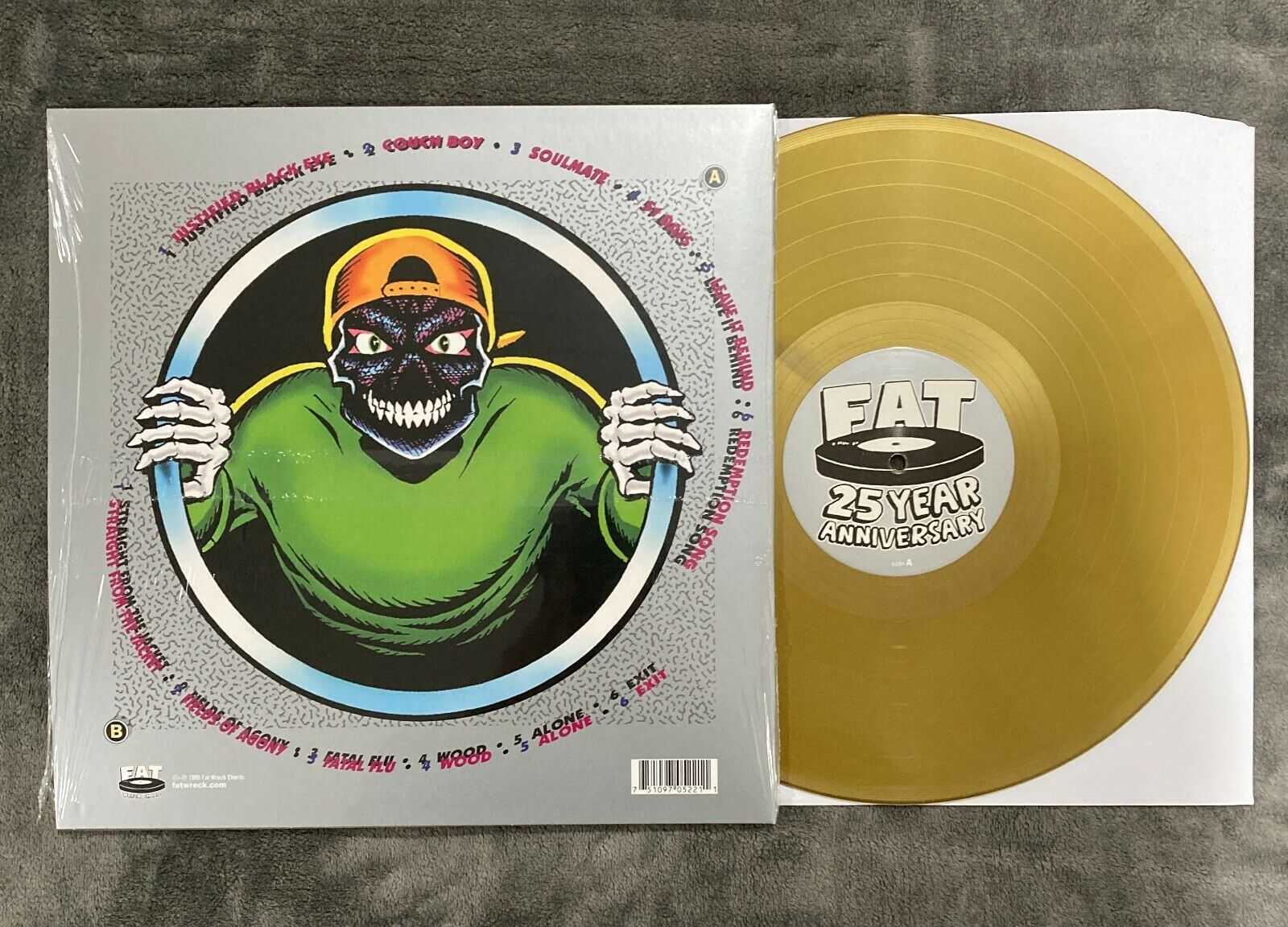 popsike.com - No Use For A Name - Leche Con Carne - Band Edition Gold Vinyl  - Fat Wreck Chords - auction details