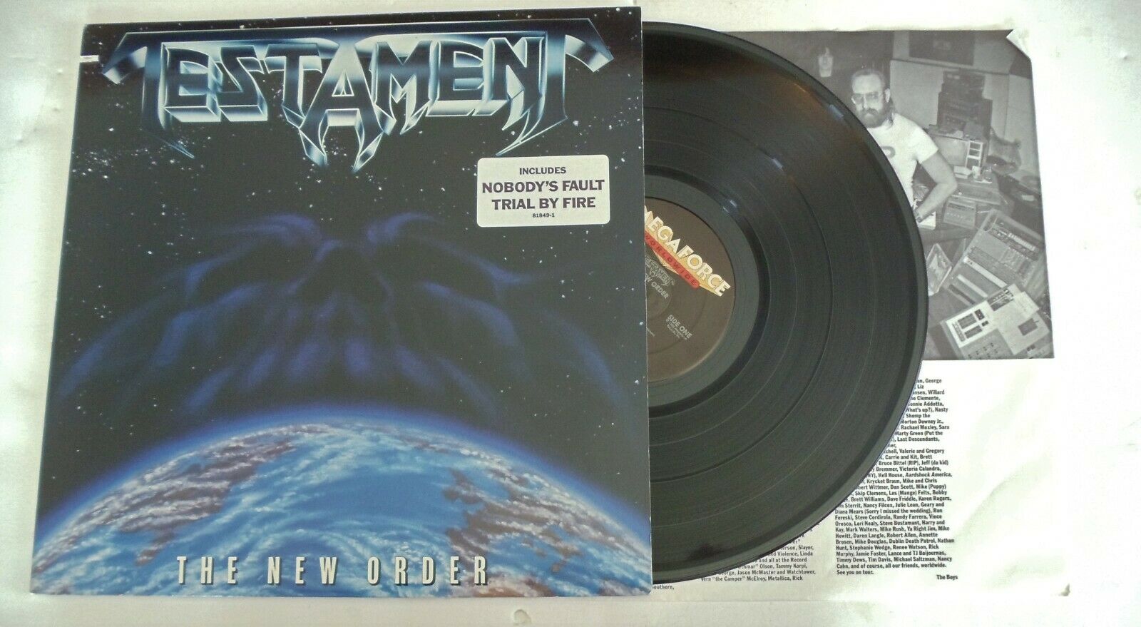 popsike.com - Testament The New Order LP Vinyl Record Promo 
