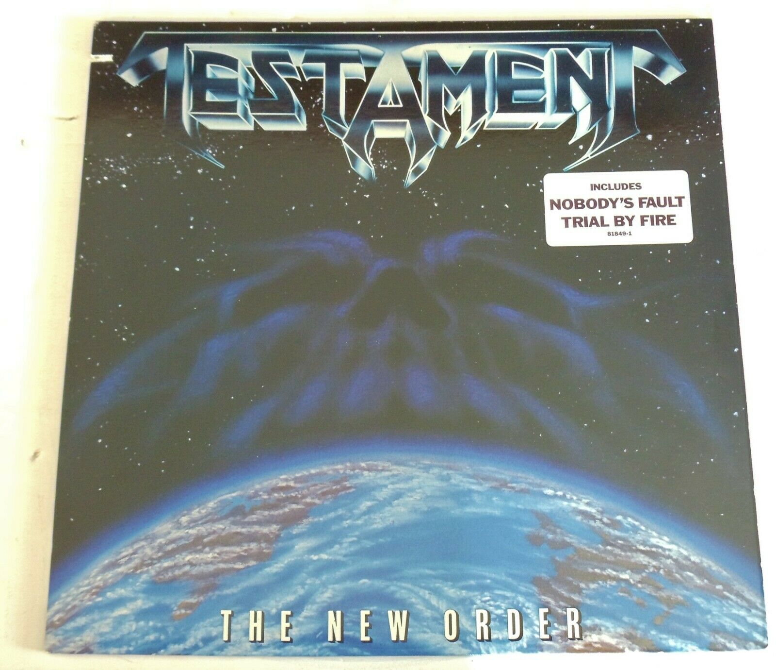 popsike.com - Testament The New Order LP Vinyl Record Promo 