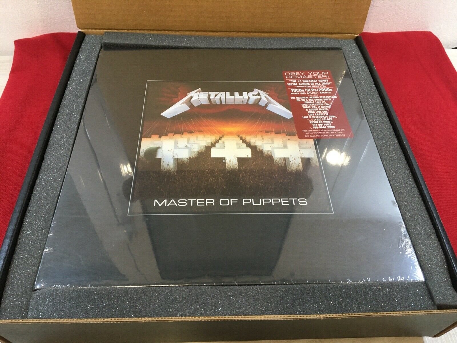 popsike.com - Metallica Master Of Puppets Super Deluxe Edition Box ...