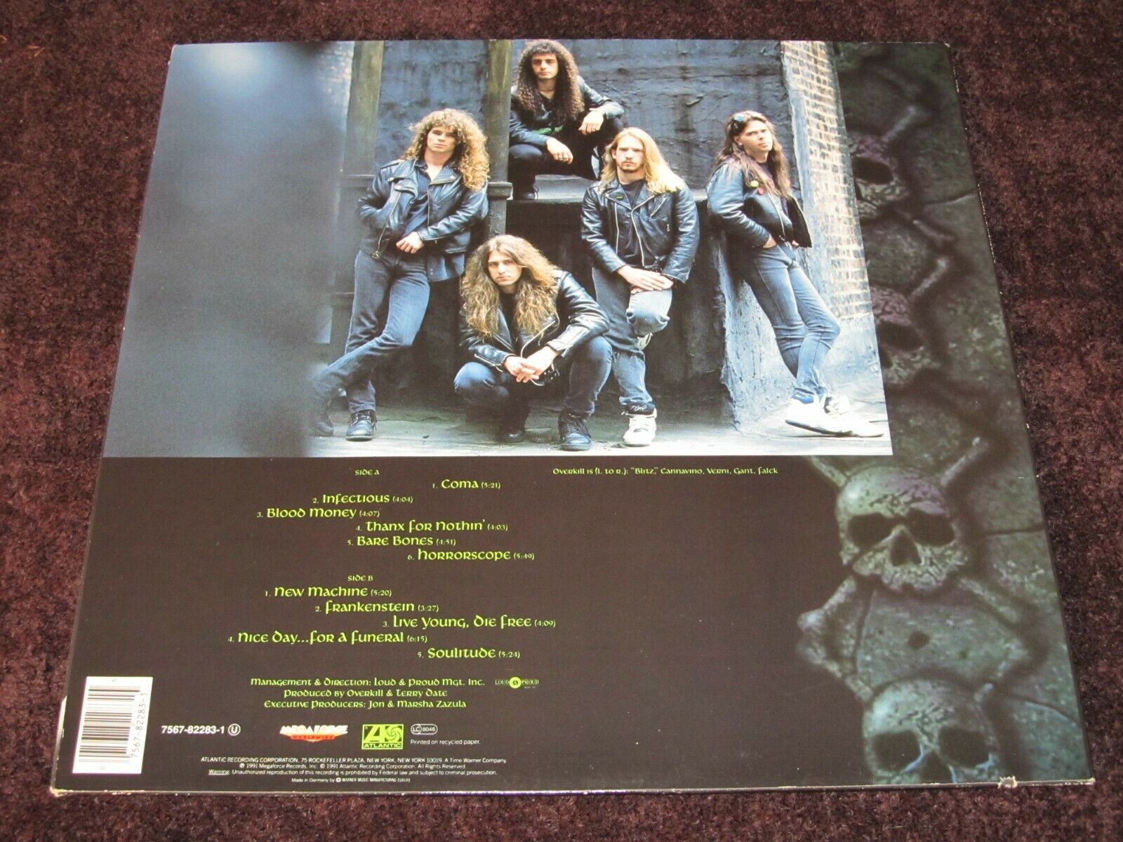 popsike.com - OVERKILL / Horrorscope OG GERMANY 1991 LP 1st PRESS