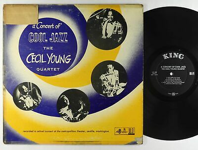 Cecil Young Quartet - A Concert Of Cool Jazz LP - King 395-505 No Crown Mono DG