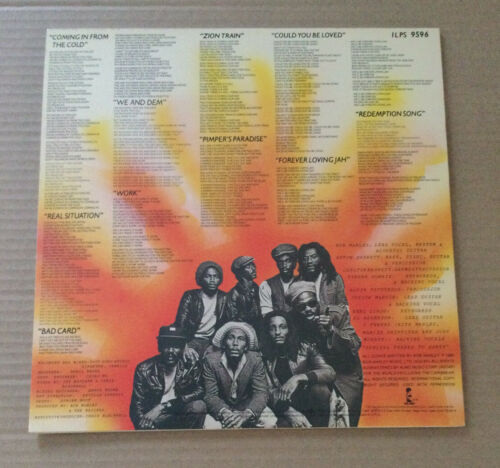 Pic 1 Bob Marley & The Wailers-Uprising-1980 US Promo Album with Press Kit