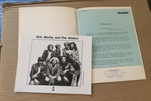 Pic 3 Bob Marley & The Wailers-Uprising-1980 US Promo Album with Press Kit