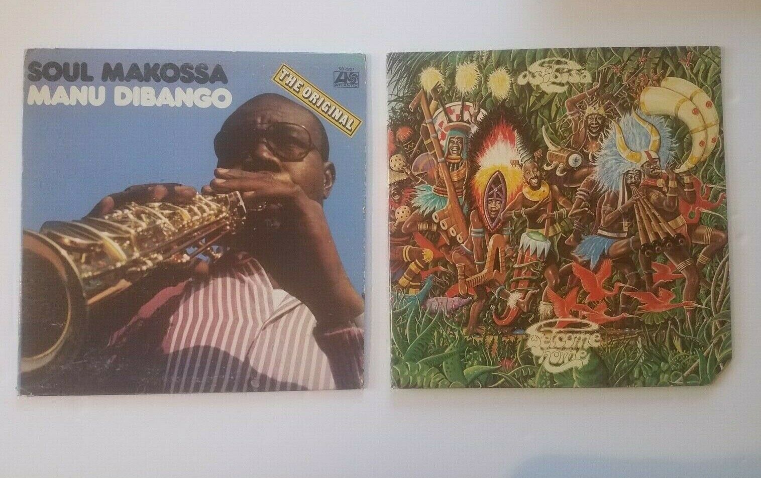 Manu Dibango Soul Makossa & Osibisa Welcome Home Afro Funk Jazz Vinyl LP Record