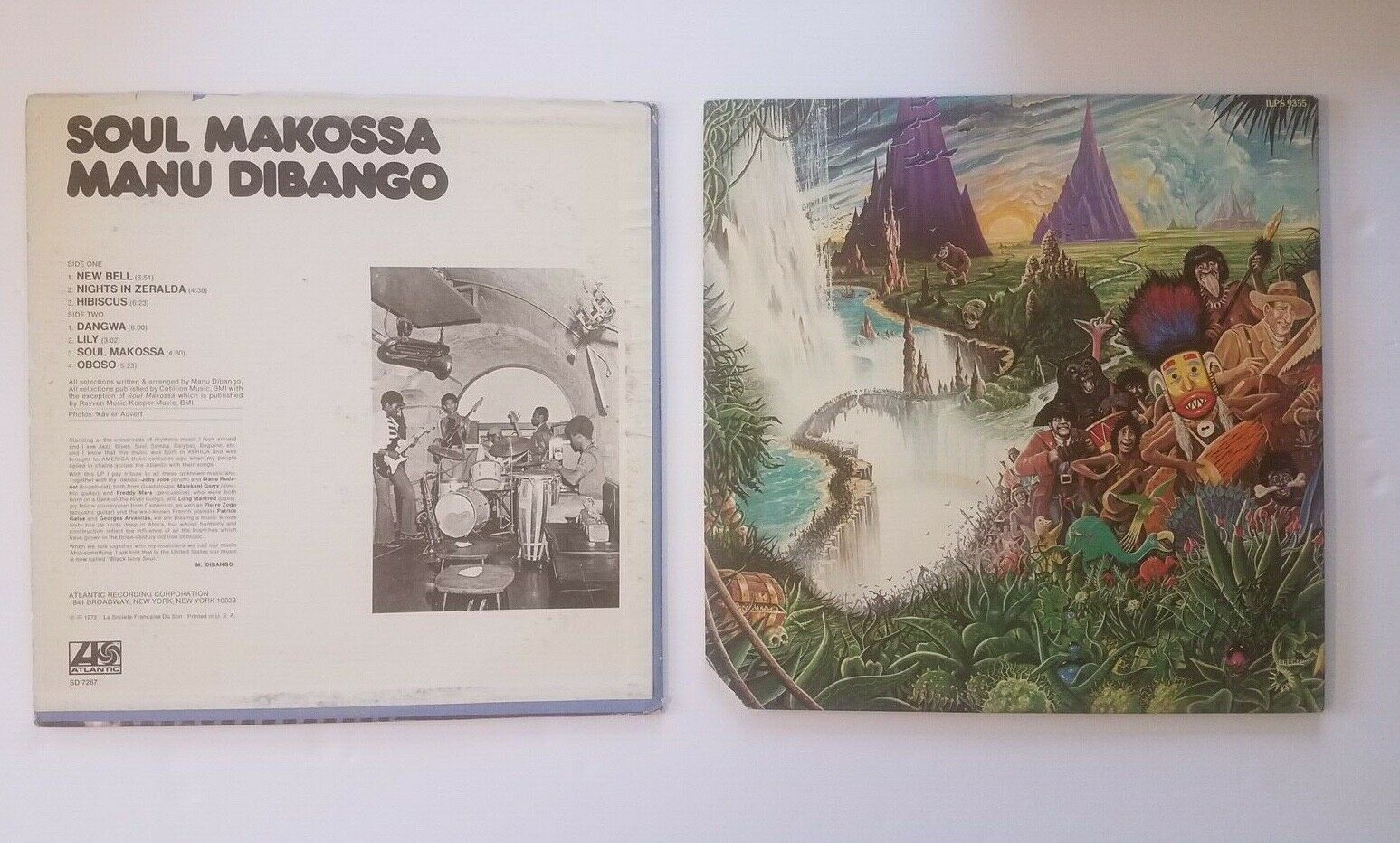 Pic 1 Manu Dibango Soul Makossa & Osibisa Welcome Home Afro Funk Jazz Vinyl LP Record
