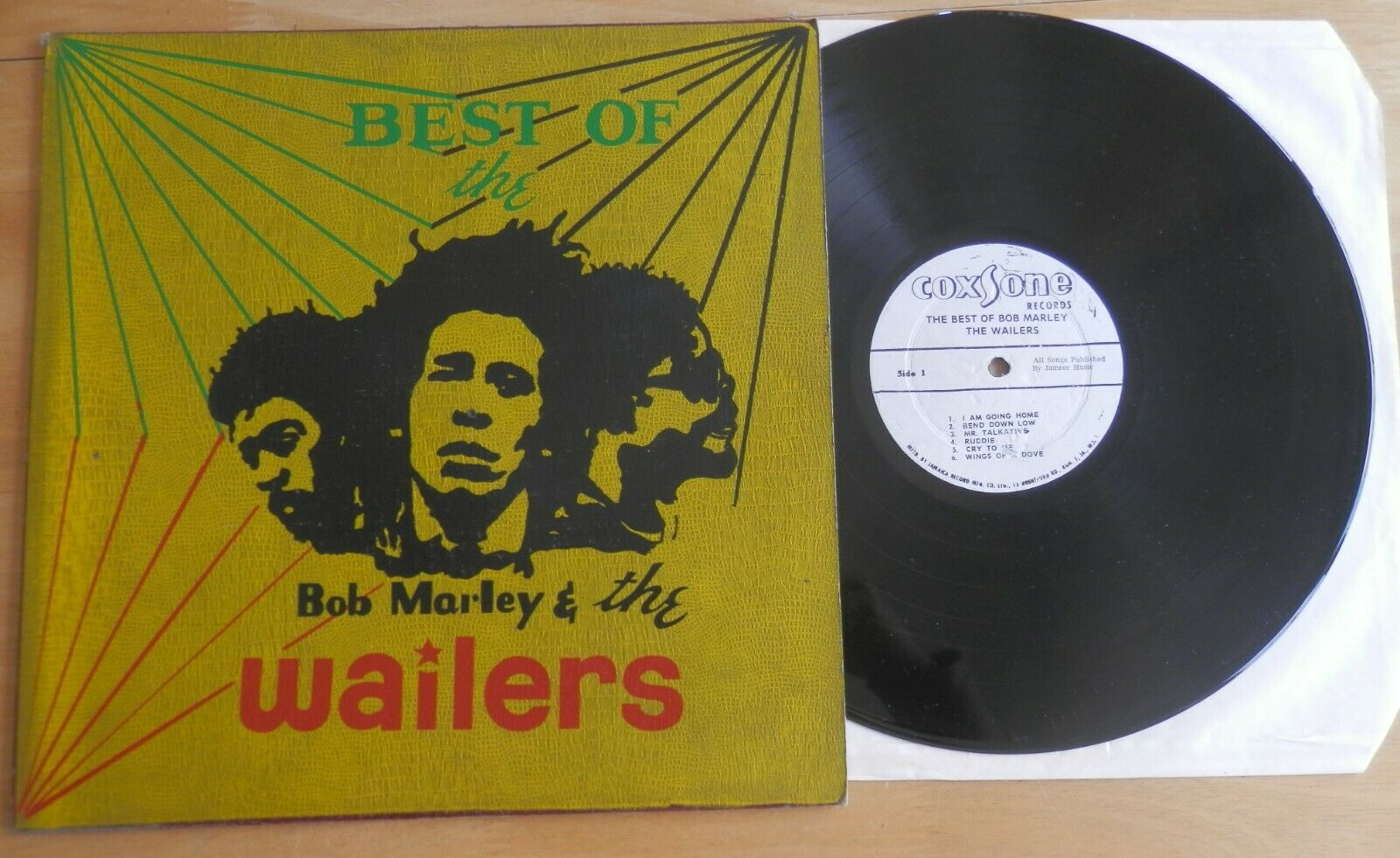 Bob Marley & The Wailers: Best of on Coxsone, Rare Silk Screen
