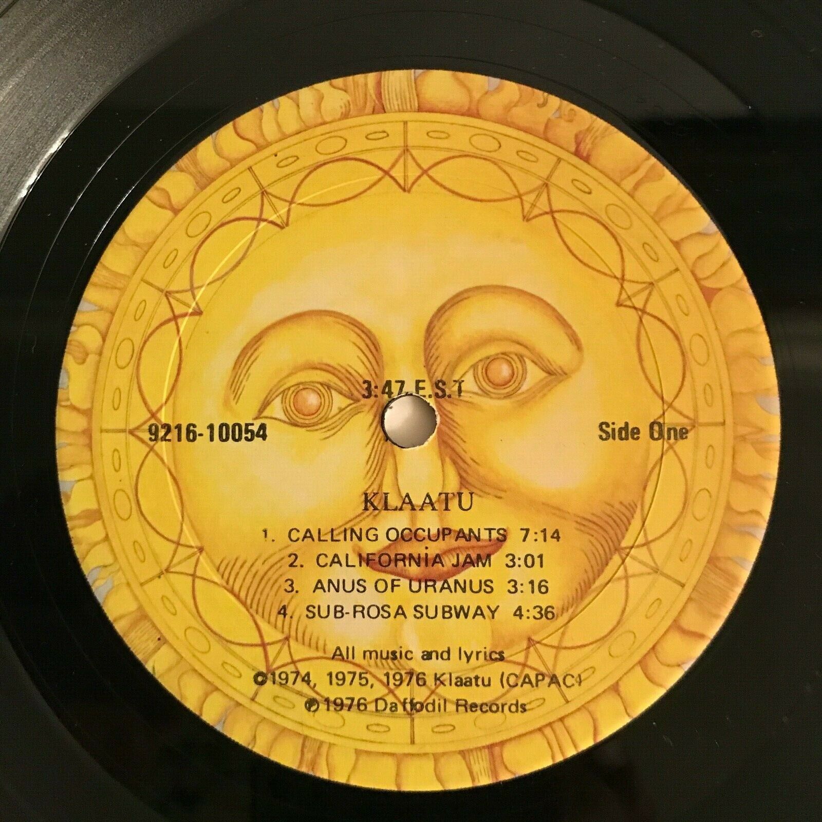 popsike.com - Klaatu Self Titled 3:47 E.S.T. Vinyl LP Capitol 1976  Psychedelic Rock Beatles??? - auction details