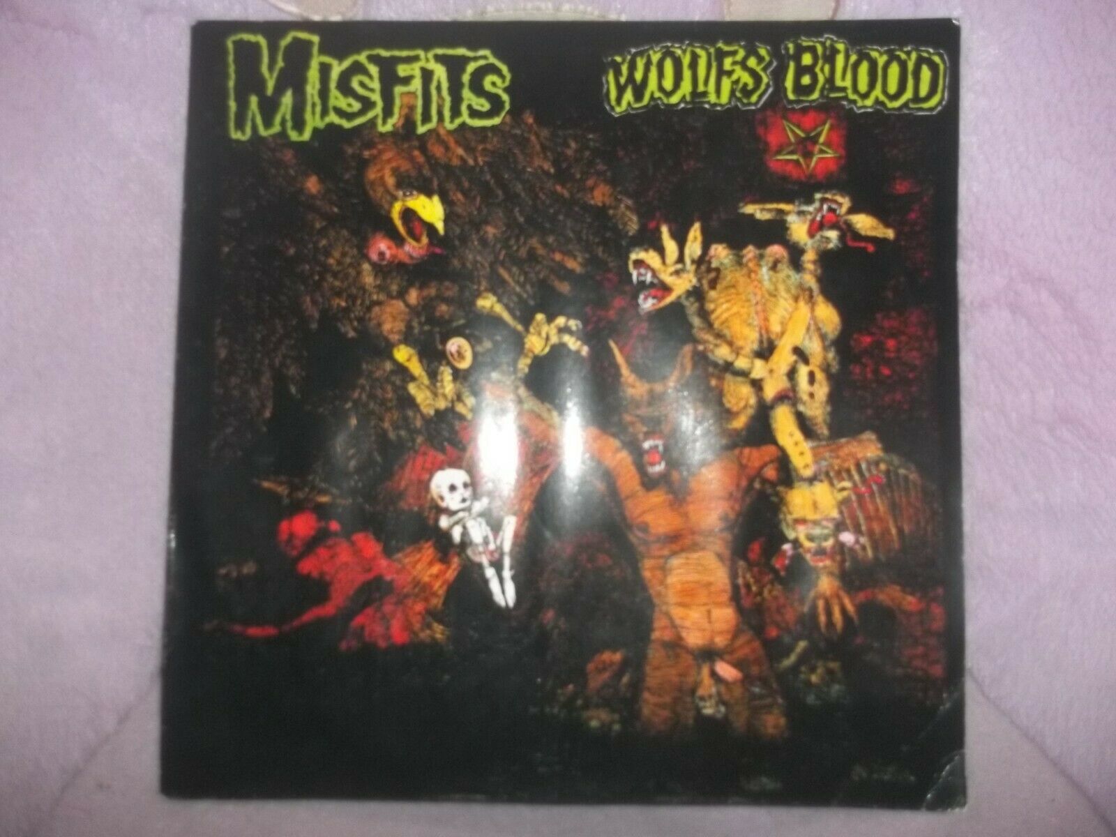 popsike.com - Misfits Wolfs Blood Earth AD LP Record Silver Label