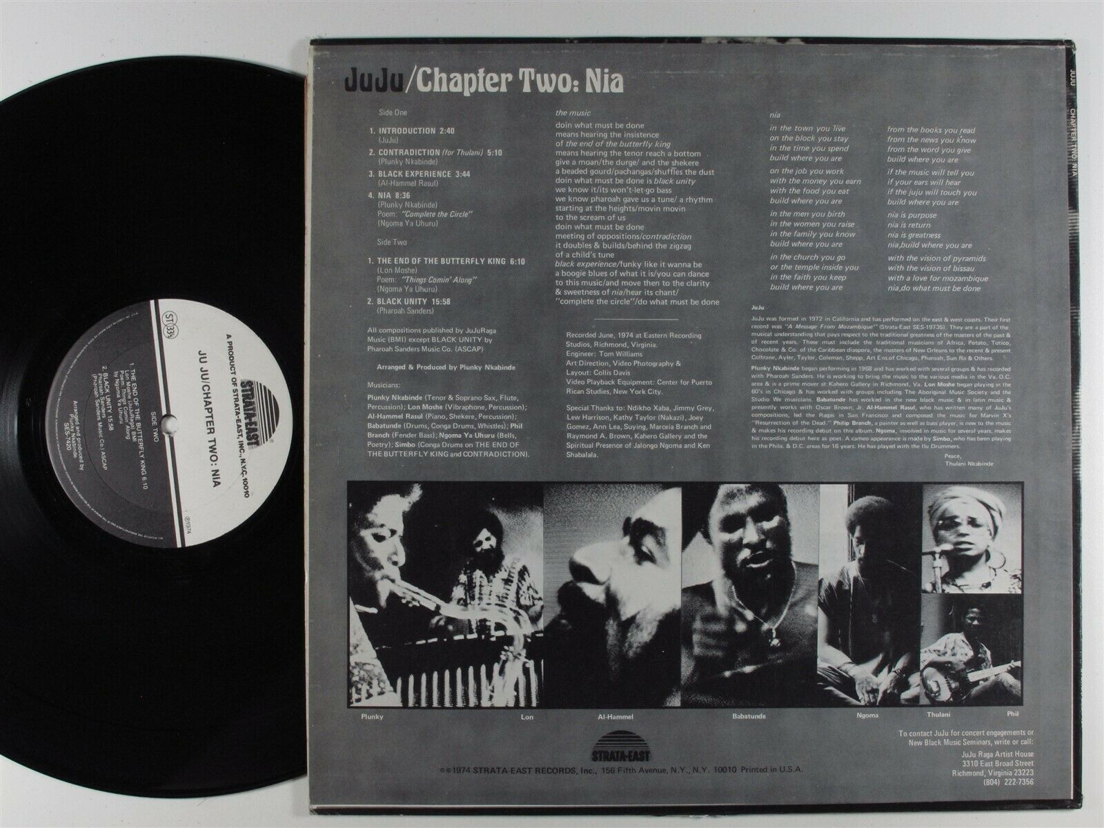 popsike.com - JUJU Chapter Two: Nia STRATA-EAST LP ** - auction