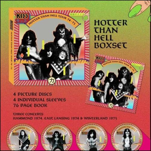 popsike.com - Kiss Hotter Than Hell 4lp Vinyl Box Set Picture