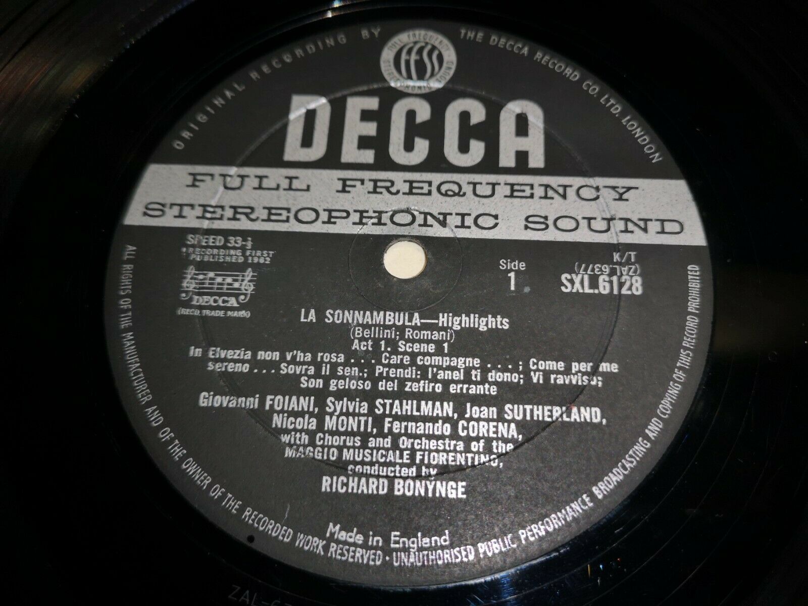 popsike.com - @DECCA SXL 6128 WBg ED1 *BONYNGE* BELLINI: LA SONNAMBULA ...