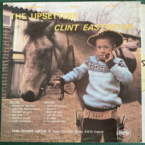 Pic 2 CLINT EASTWOOD The Upsetters PAMA PSP 1014 Mono 1970 Original LP EX+/EX+/NM