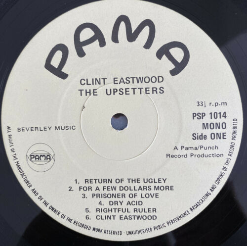 Pic 3 CLINT EASTWOOD The Upsetters PAMA PSP 1014 Mono 1970 Original LP EX+/EX+/NM
