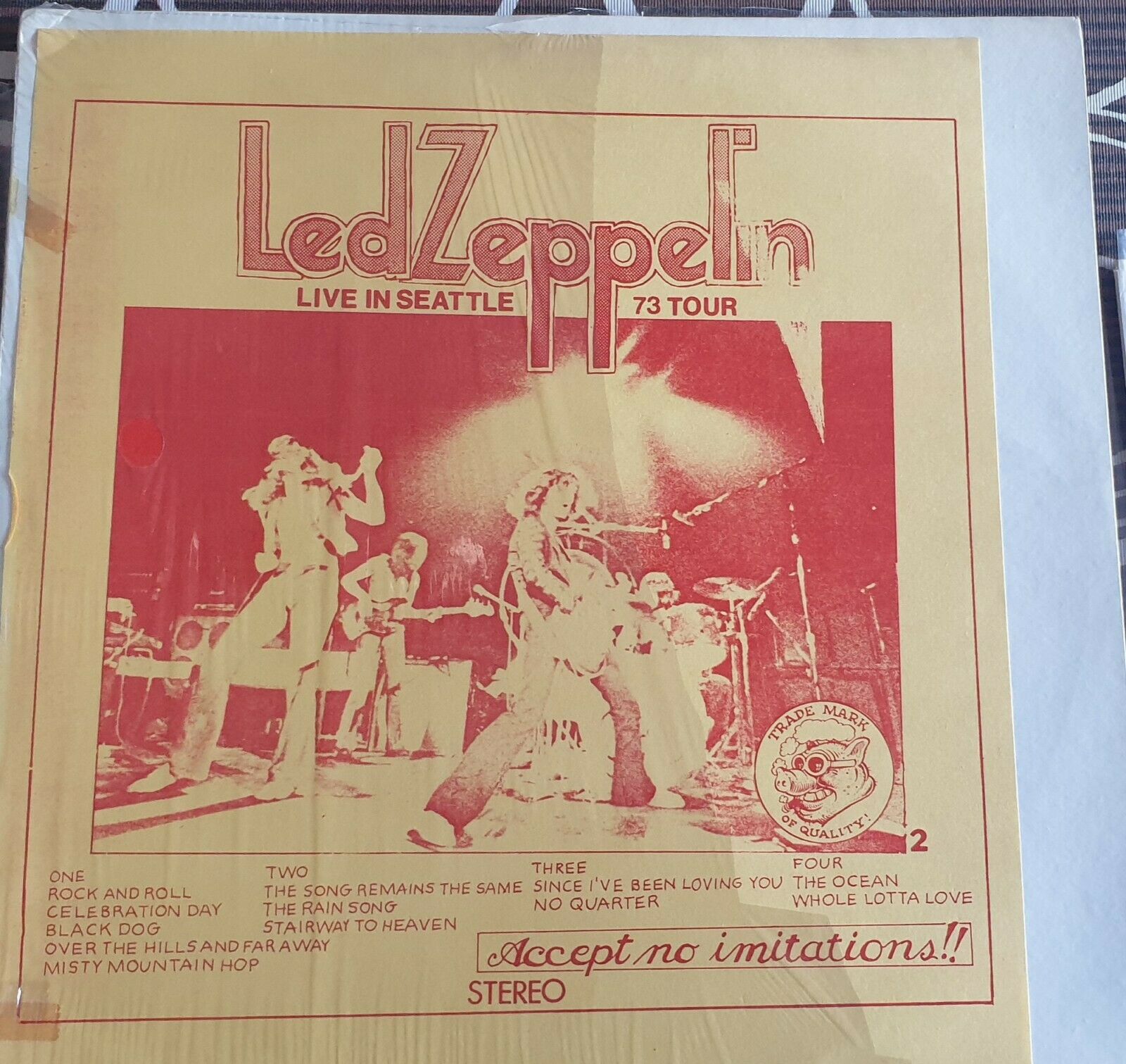 Pic 1 LED ZEPPELIN  Live in Seattle 73  2LP set